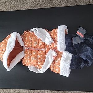 Little Lass hooded leggings set sz 2T